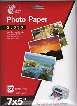 7 x 5" Gloss Photo Paper, 20 Sheets 235 gsm