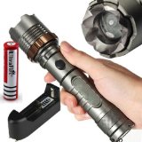 2000 Lumen Zoomable CREE XM-L T6 LED 18650 Flashlight Torch with Battery and Charger set