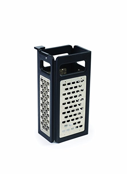 Joseph Joseph 4-in-1 Fold-Flat Grater Plus, Black