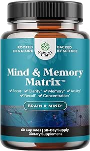 Better Memory and Focus Supplement for Adults - Advanced Memory Supplement for Brain Health Faster Recall and Mental Focus with Phosphatidylserine - Brain Supplement for Memory and Focus Support