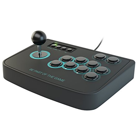 Lioncast Arcade Fighting Stick for PC, Sony PlayStation PS3, PS2 Controller Joystick