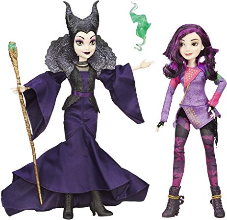 Disney Descendants Mal Isle of The Lost & Maleficent 2 Pack (Amazon Exclusive)