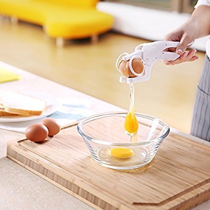 Zanmini Egg Cracker and Separators,Separate Egg Whites Yolk Shell,Kitchen Gadget with Dishwasher Safe,Best Gift for Your Wife/Husband