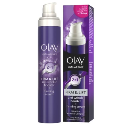 Olay Anti Wrinkle Firm and Lift 2-in-1 Day Cream and Firming Serum, 50 ml