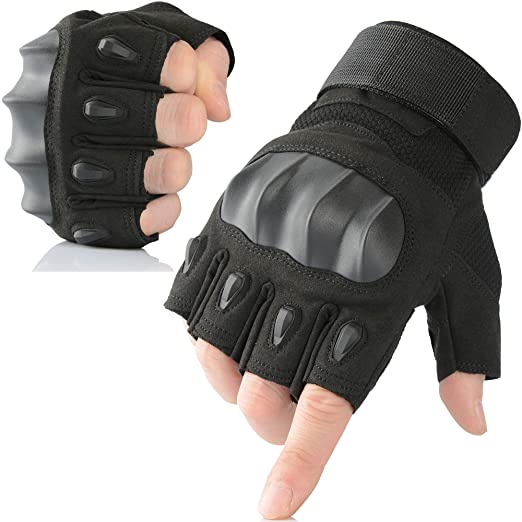 AXBXCX Touchscreen Full Finger and Fingerless Gloves for Men