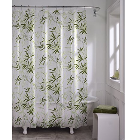 Maytex Zen Garden Waterproof PEVA Shower Curtain
