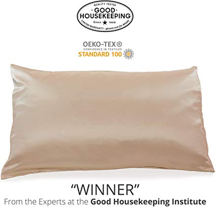 Fishers Finery 25mm Luxury 100% Pure Mulberry Silk Pillowcase Good Housekeeping Winner