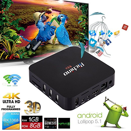 2016 New Richino Q2 Pro Amlogic S905 Android 5.1 Tv Box Kodi 16.0(xbmc) 8G ROM   1G RAM (DDR3) Fully Loaded 1080p 4k,OTT TV BOX, IPTV,root,H.265 Quad Core Smart Media Player