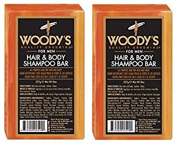 Woody's Hair & Body Shampoo Bar, 8 oz. (Set of 2)