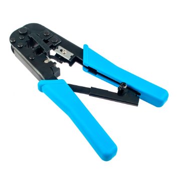 Vastar® Crimping Tool - 8P/RJ-45, 6P/RJ-12 and RJ-11 Crimp, Cut, and Strip Tool