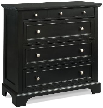 Home Styles 5531-41 Bedford Four Drawer Chest, Black Finish