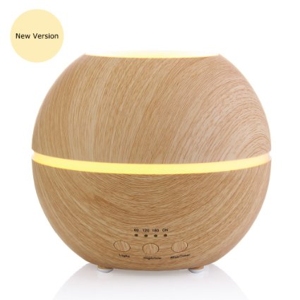 MIU COLOR® Aromatherapy Essential Oil Diffuser, Ultrasonic Cool Mist Aroma Humidifier with Mist Mode
