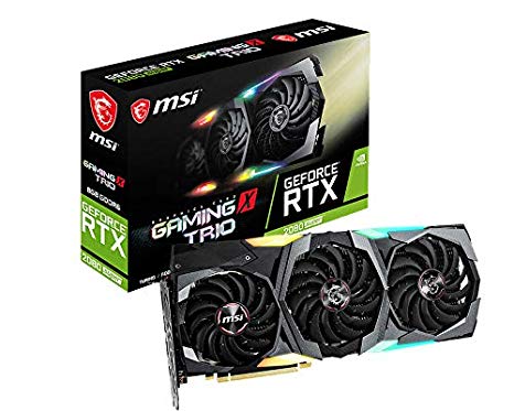 MSI Gaming GeForce RTX 2080 Super 8GB GDRR6 256-Bit HDMI/DP Nvlink Tri-Frozr Turing Architecture Overclocked Graphics Card (RTX 2080 Super Gaming X Trio)