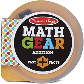 Melissa & Doug Children’s Book - Math Gear Addition Fast Facts Interactive Board Book