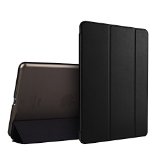 ESR 2067265 Yippee Colour Series Transparent Back Tri-fold PU Leather Case for iPad Mini 321 - Mysterious Black