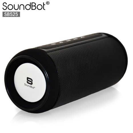 SoundBot SB525 Bluetooth 40 Wireless Speaker for 15 hrs Music StreamingampHands-Free Calling7W7W Driver SpeakerphoneBuilt-in Mic35mm Audio Port 4000mAh Lithium-ion Rechargeable Battery