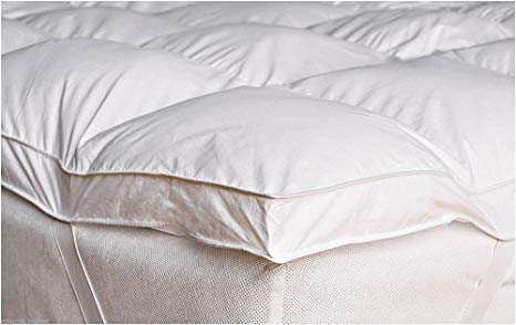 Luxury Duck Feather & Down Mattress Topper Mattress Cover Available In All Sizes (King)