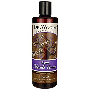 Black Soap W/Shea Butter 16 Oz By Dr. Woods