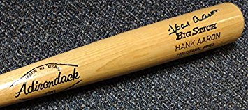Hank Aaron Autographed Adirondack Bat C271 Atlanta Braves PSA/DNA