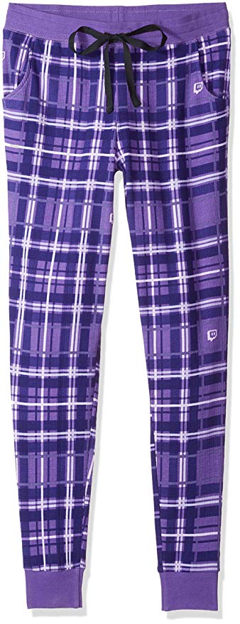 Ladies Glitch Plaid Thermal Legging