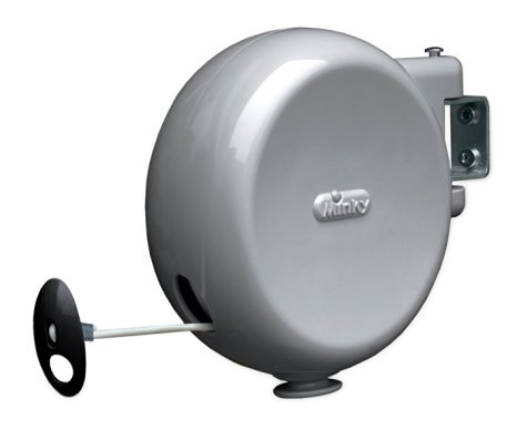 Minky Retractable Reel Outdoor Dryer, 49-Feet Line Drying Space