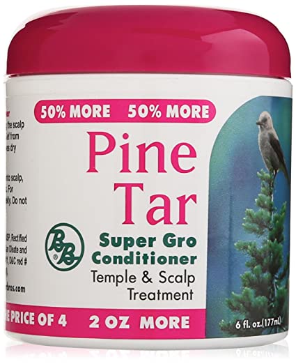 Pine Tar Super Gro Hair and Scalp Bonus, 6 Ounce 6.0 Ounce