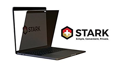 New 2018 model of STARK Magnetic Privacy Screen / Filter for MacBook Pro 15" 2017 Tunderbold only, Touchbar, Blue light filter, fully flexible (no more bending)