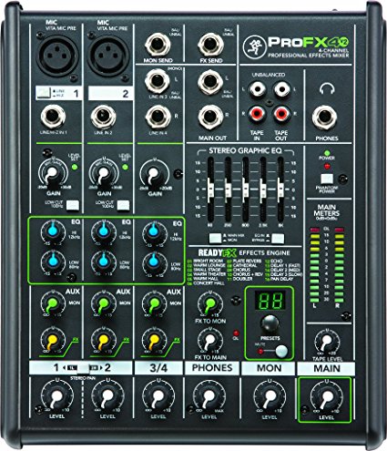 Mackie PROFX4V2 4-Channel Compact Mixer with Effects