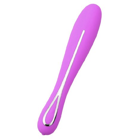 Shootmy Waterproof Vibrator Sex Toy for Women, Quiet, USB Rechargeable -5 Vibrations, 100% Silicone (purple) ¡­