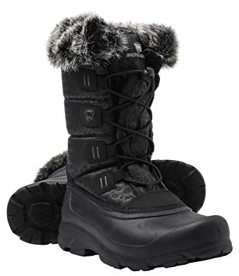 ArcticShield Women's Polar Waterproof Insulated Durable Cold Rated Winter Snow Boots