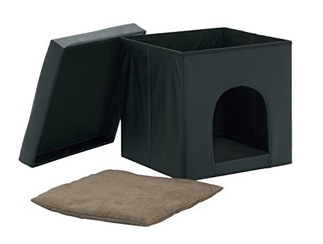 Paws & Purrs Collapsible Pet Bed and Ottoman