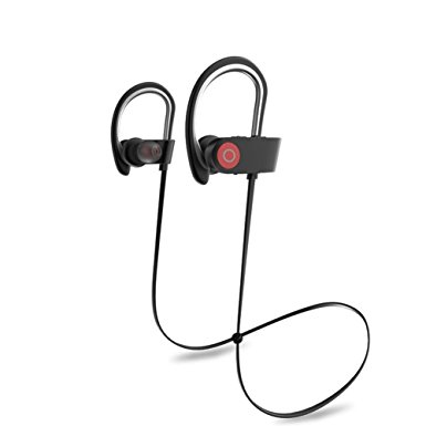 GEJIN Bluetooth Headphones, Wireless Earbuds Bluetooth with microphone Sport Stereo Headset, Noise Cancelling earphones, for Gym Running Workout
