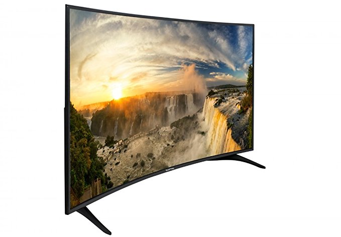 Sceptre 65-Inch Curved UHD Ultra Thin LED 4K TV 3840x2160 4X HDMI Port, Just Black 2018