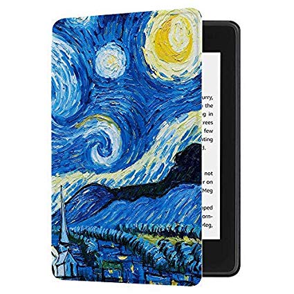 Huasiru Water-safe Case for All-new Kindle Paperwhite (10th Generation-2018 Only - Will Not fit Prior Generation Kindle Devices), Starry Sky