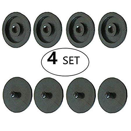 Seat Belt Stop Button Buttons Prevent Seatbelt Buckle from Sliding Down The Belt Set of 4 Plastic Seat-Belt Stopper Clips Snap-On System No Welding Required Black - As Seen on TV