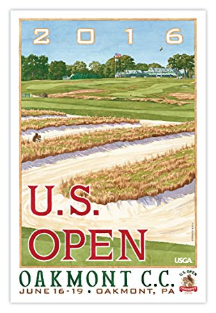 2016 U.S. Open Oakmont Mini-Poster