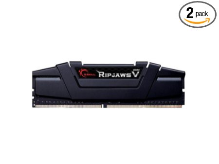 G.SKILL 32GB (2 x 16GB) Ripjaws V Series DDR4 PC4-25600 3200MHz for Intel Z170 Platform Desktop Memory Model F4-3200C16D-32GVK