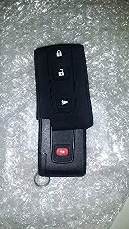 GENUINE TOYOTA PRIUS OEM SMART KEY TRANSMITTER 89994-47061 (SILVER LOGO) & KEY GLOVE 2004 - 2009