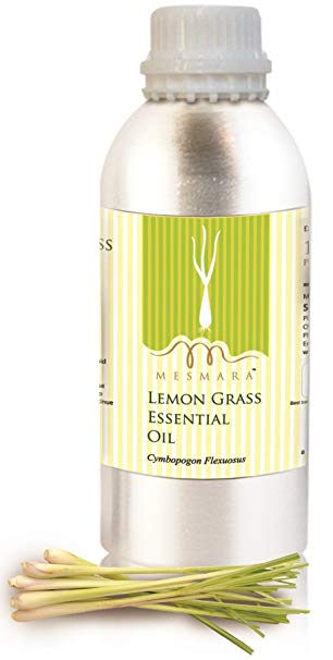 Mesmara 100% Pure Natural and Undiluted Lemon Grass Essential Oil, 1L