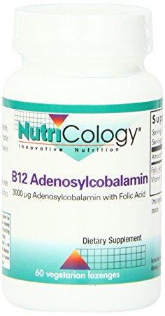 Nutricology/ Allergy Research Group B12 Adenosylcobalamin, 60 lozenges