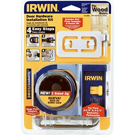 IRWIN Wooden Door Lock Installation Kit, 3111001