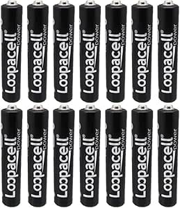 14 Pack of Loopacell AAAA Alkaline Batteries. Fits Streamlight Flashlights