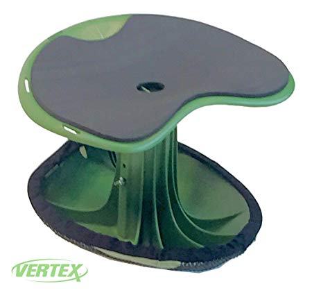 Vertex Garden Rocker Original Comfort Seat with Height Adjustable Contoured Comfort Seat with Cushion & Slip Resistant Floor Protector - Made in USA - Model GB1225-S