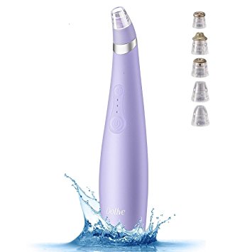 Blackhead Remover Comedone Extractor – Dollve Electric, Heavy-Duty Remover, Acne Pimple Vacuum Suction, Facial Pore Cleanser, Multifunctional Skin Device Microdermabrasion Machine (purple)