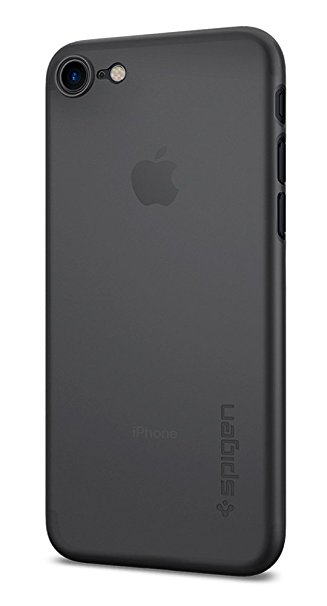 Spigen Air Skin iPhone 7 Case with Semi-transparent Lightweight Material for iPhone 7 2016 - Black
