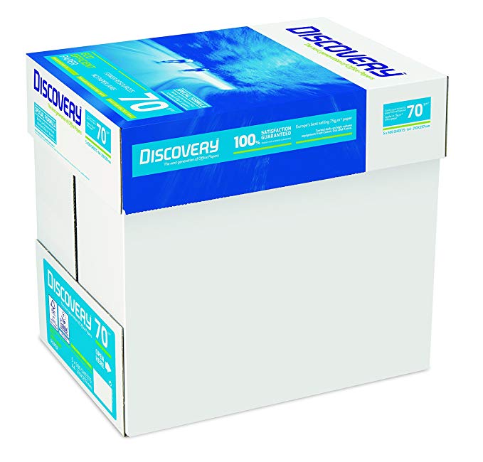 Discovery 391425 Paper A4 70gsm 5 reams (2,500 sheets of paper)