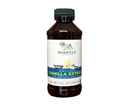Rodelle Organic Pure Vanilla Extract, 4-Ounce