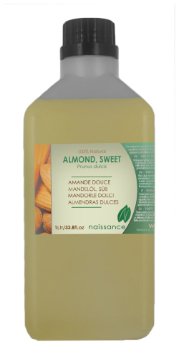 1 Litre Sweet Almond Oil - 100 Pure Cold Pressed