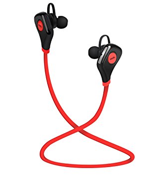 Atolla S5 Wireless Bluetooth 4.1 Earphones Stereo Sports Headphones Noise Canceling In-ear Earbuds with Mic APT-X for iPhone Samsung etc. for Running Gym(Black)