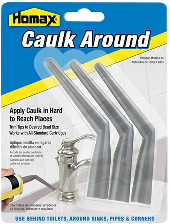 Caulk Around Tips, 3 Pack, Caulk Applicator